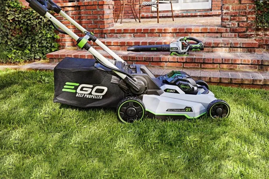 electric self propelled lawn mowers