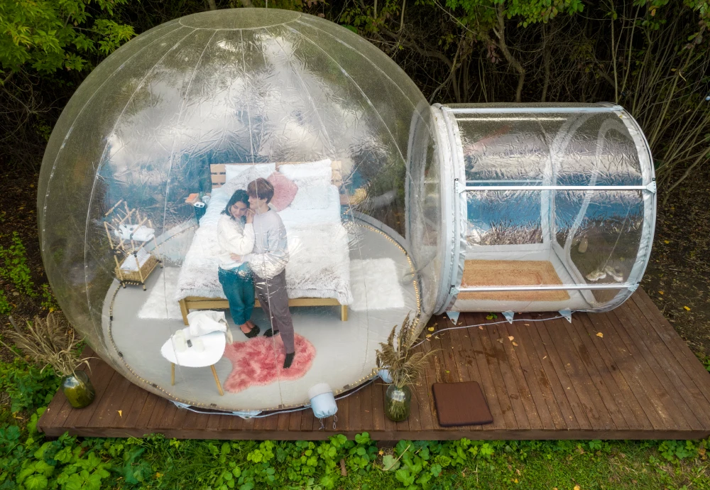 inflatable transparent dome tent